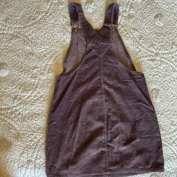 Purple Wild Fable Corduroy Overall Dress - Picture 2 of 4